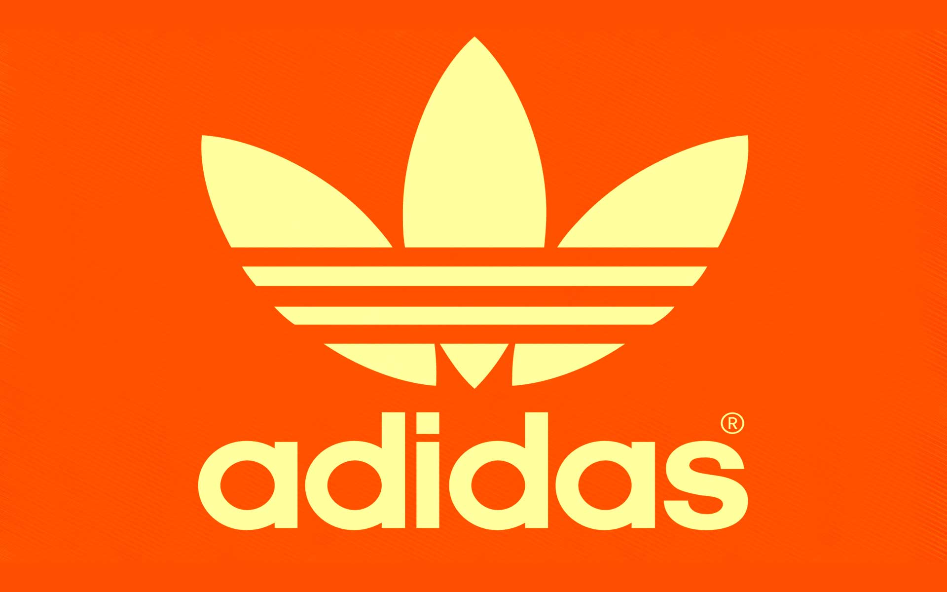 Orange Adidas Logo - LogoDix