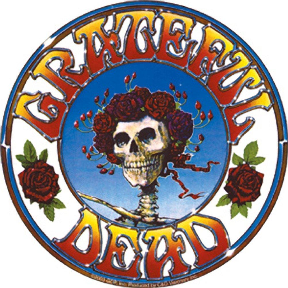 Skull Grateful Dead Logo - Grateful Dead Skull and Roses Logo Sticker