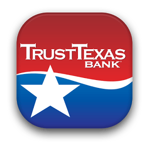 Red and Blue Bank Logo - Welcome to TrustTexas Bank