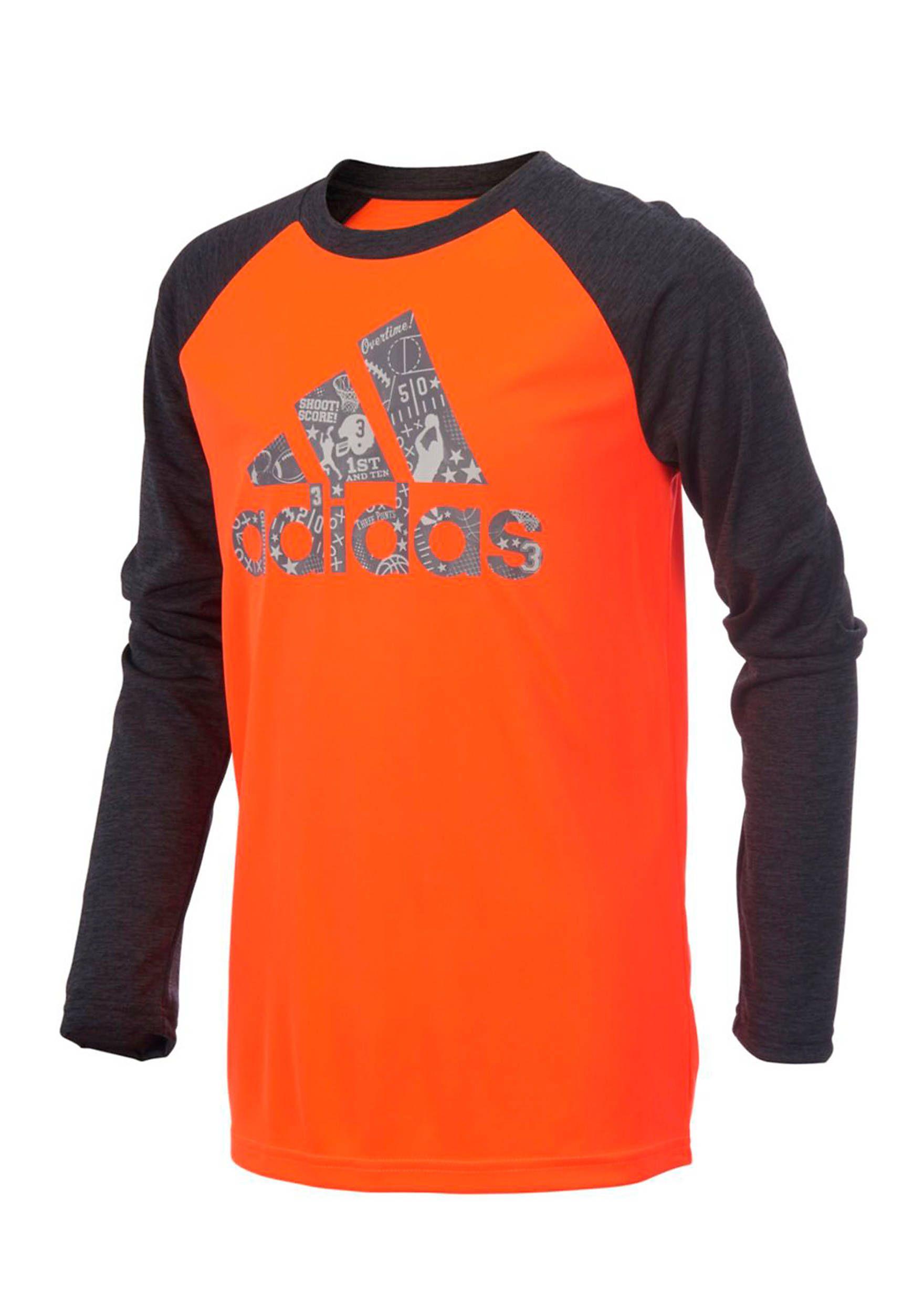 Orange Adidas Logo - Adidas® All Sport Logo Tee Toddler Boys Red Orange Kids Boys ...