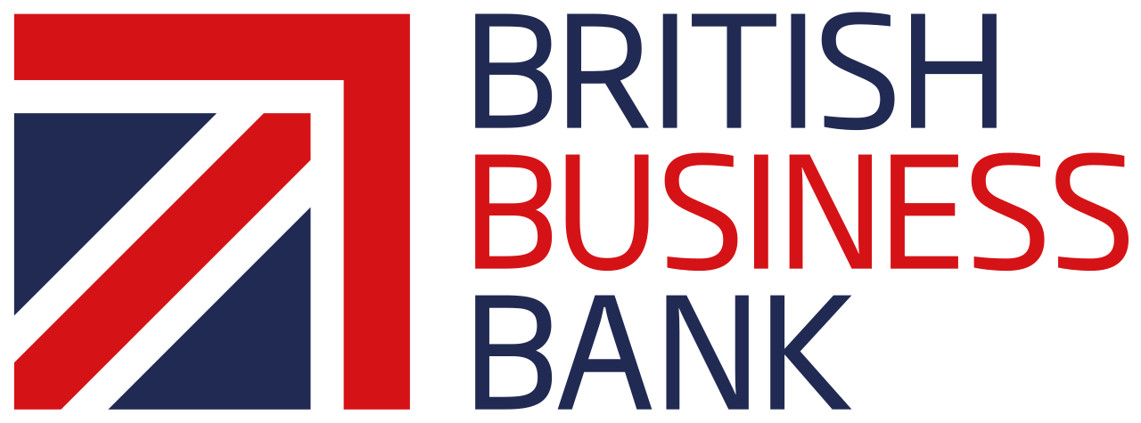 Red and Blue Bank Logo - British Business Bank logo.svg