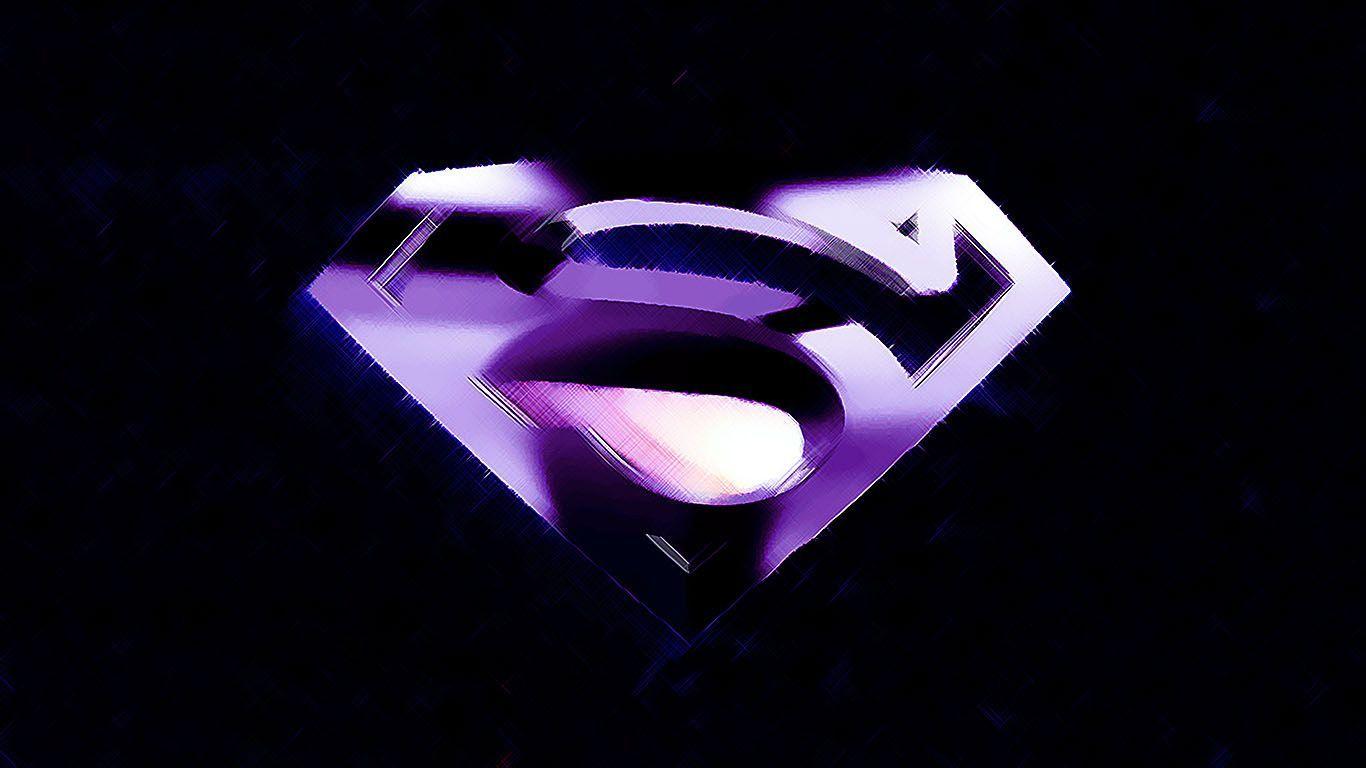 Purple Superman Logo - Invulnerably Purple | Purple | Superman logo, Logos, Superman