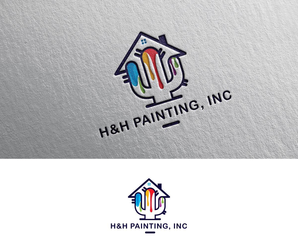 Two Words and Gray Logo - Serious, Modern, Painting And Decorating Logo Design for We would ...