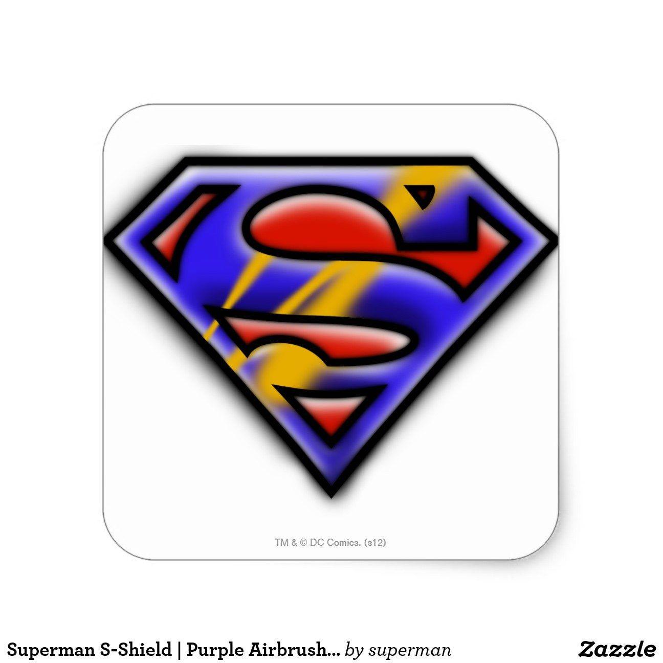 Purple Superman Logo - Purple Superman Logo Black