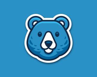 Blue Bear Logo - Blue Bear Designed by Manu | BrandCrowd