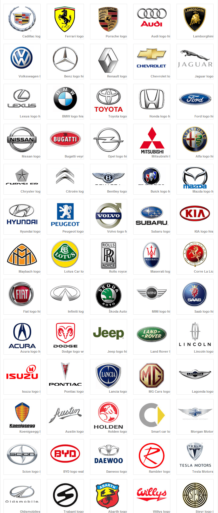 Luxury Sports Car Logo LogoDix