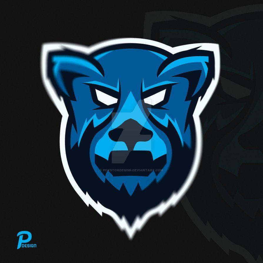 Bear Mascot Logo - Blue Bear mascot Logo by PokStorDesign on DeviantArt