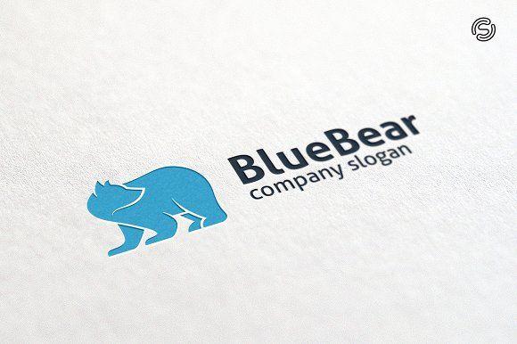 Blue Bear Logo - Blue Bear Logo Templates Logo Templates Creative Market