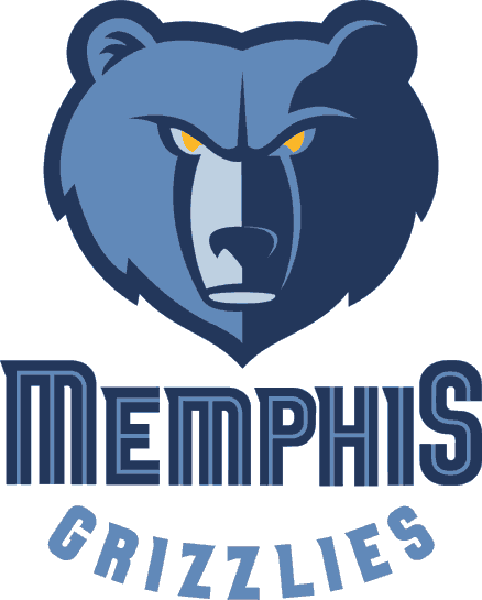 Blue Bear Logo - Memphis Grizzlies Primary Logo (2005) blue bear head above
