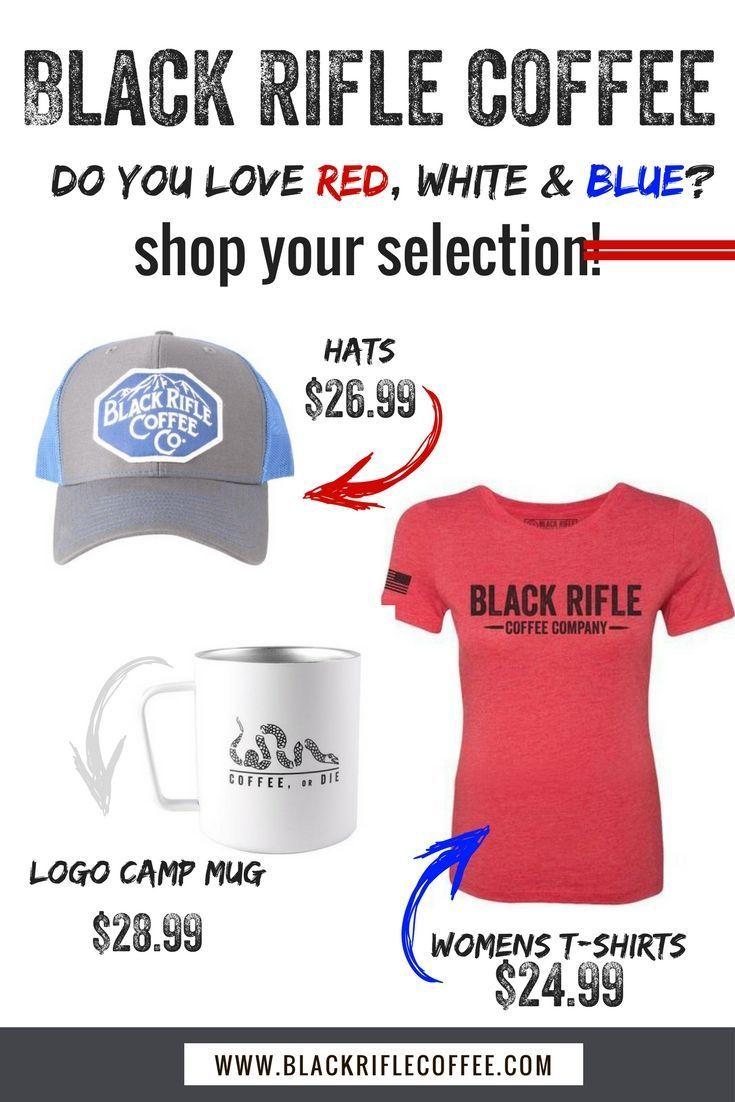 Red White Blue USA Company Logo - Black Rifle Coffee Company love our Red, White & Blue here at