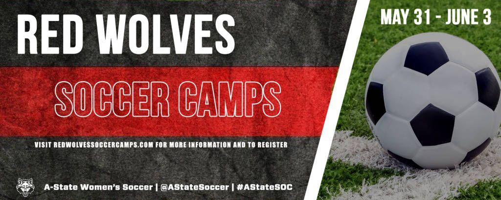 Red Wolf Soccer Logo - Register Now for Red Wolves Soccer Camps - A-State Red Wolves
