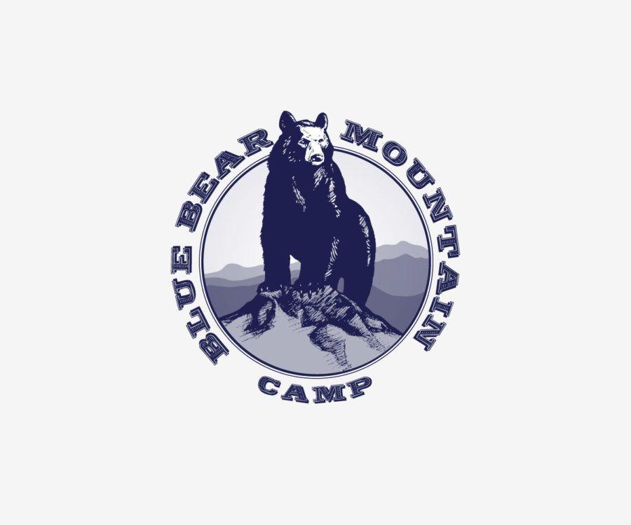 Blue Bear Logo - Reverie Media. Blue Bear Mountain Camp Logo