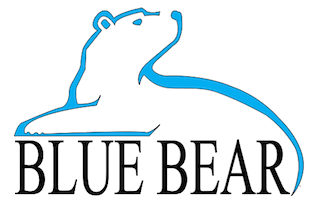 Blue Bear Logo - Pristine Bottled Spring Water. Blue Bear Spring Water