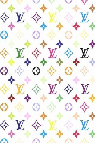 Rainbow Louis Vuitton Logo - Louis Vuitton Print Wallpaper. Fashion. iPhone