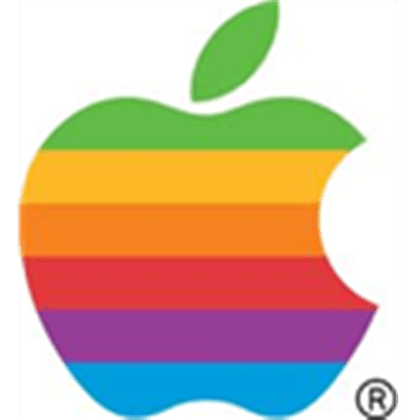 Roblox Rainbow Logo - Rainbow Apple Logo