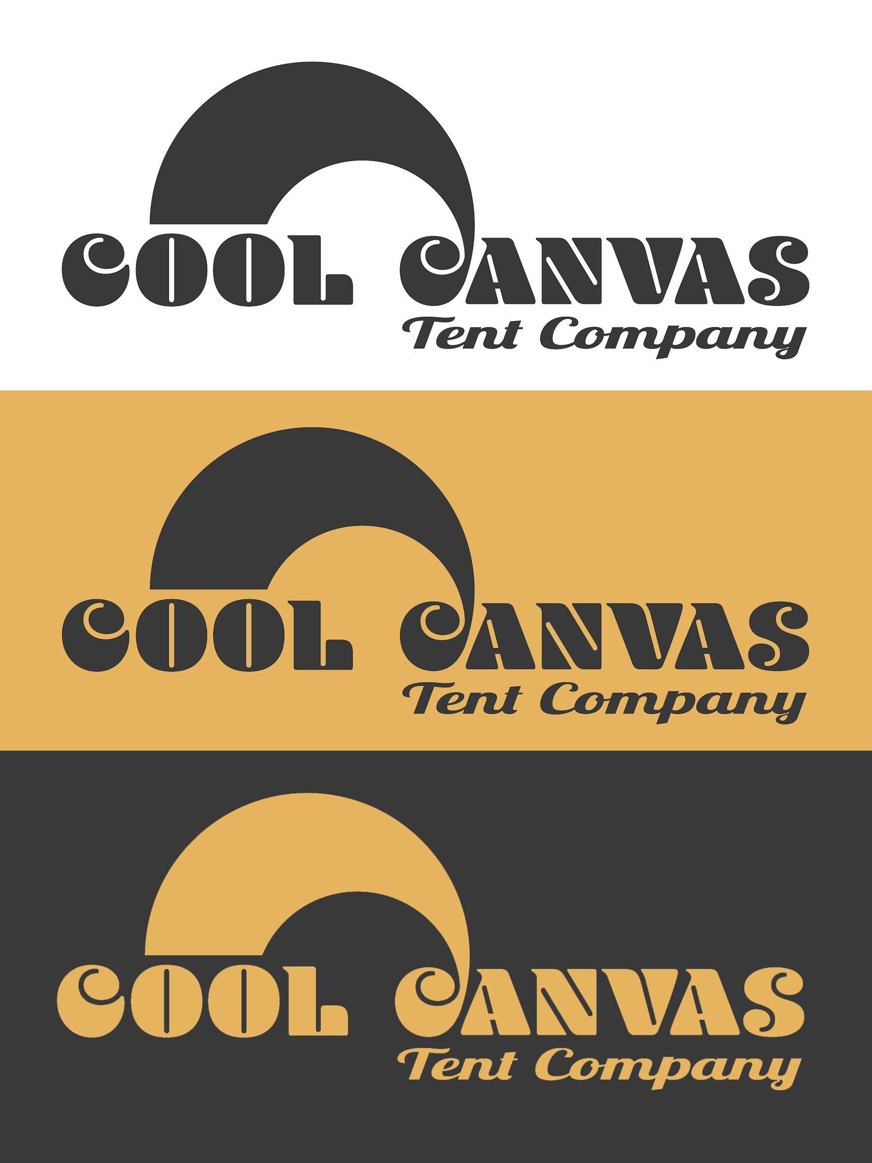 Cool Co Logo - Logo design for Cool Canvas Tent Co. - Antony Ashton Art