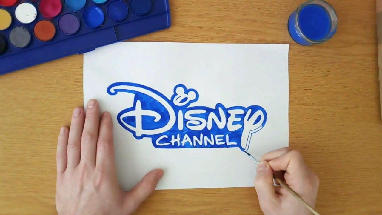 Draw Disney Channel Logo - How to draw the Disney Channel logo - YouTube
