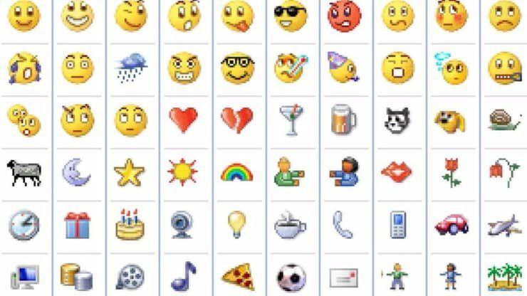 90s MSN Logo - Only those born in the 90's can get the highest score in the emojis