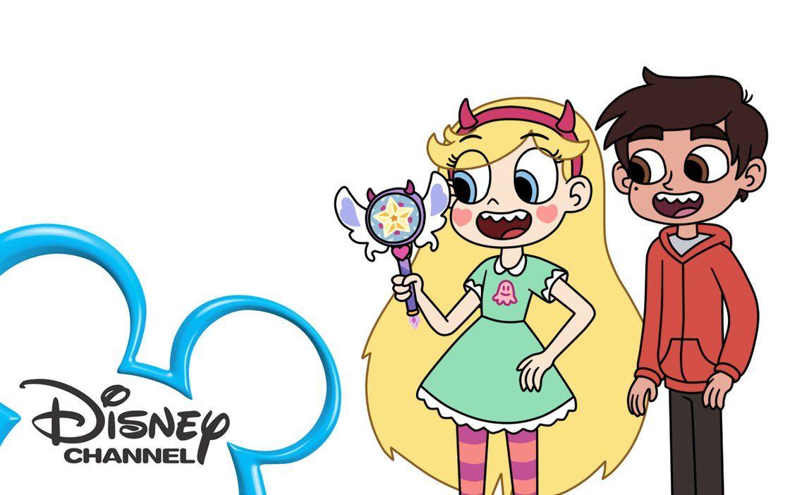 Draw Disney Channel Logo - Star And Marco Draw The Disney Channel Logo By Deaf Machbot. Star