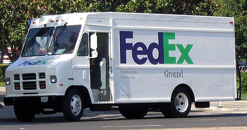Green Van FedEx Ground Logo - 