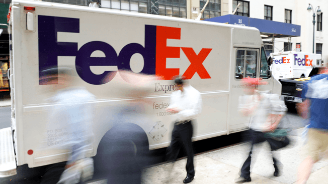 Green Van FedEx Ground Logo - FedEx Is Making All of Its Logos Purple and Orange, Its Most ...