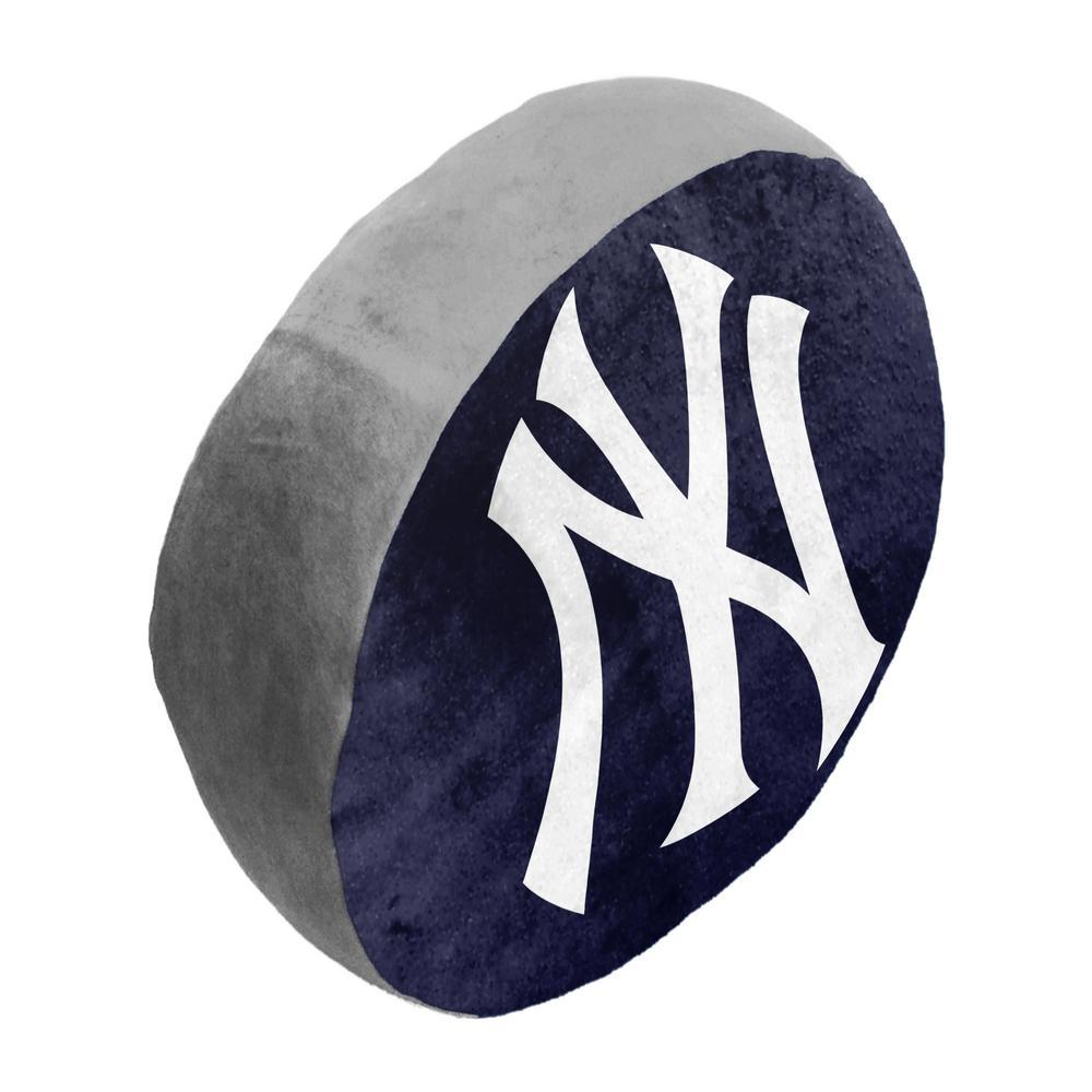 Multi Colored Round Company Logo - Yankees Multi color Polyester Standard Cloud Pillow-1MLB151000020RET ...