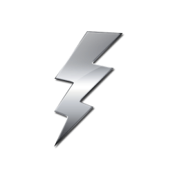 Silver Lightning Bolt Logo - Silver Lightning Bolt Clipart