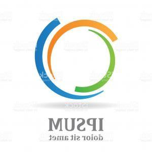Multi Colored Round Company Logo - Multicolored Happy Family Logo Design With Simple Vector