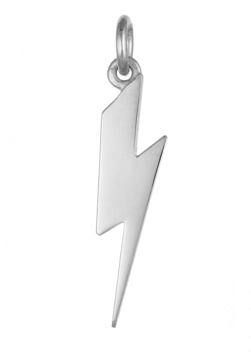 Silver Lightning Bolt Logo - Lightning Bolt Pendant Silver | Silver & gold plated pendants ...