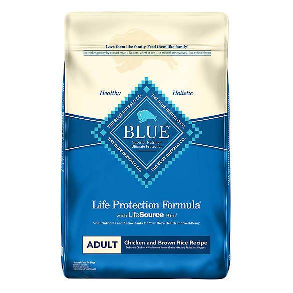 Blue Dog Food Logo - BLUE Life Protection Formula® Adult Dog Food - Chicken & Brown Rice ...