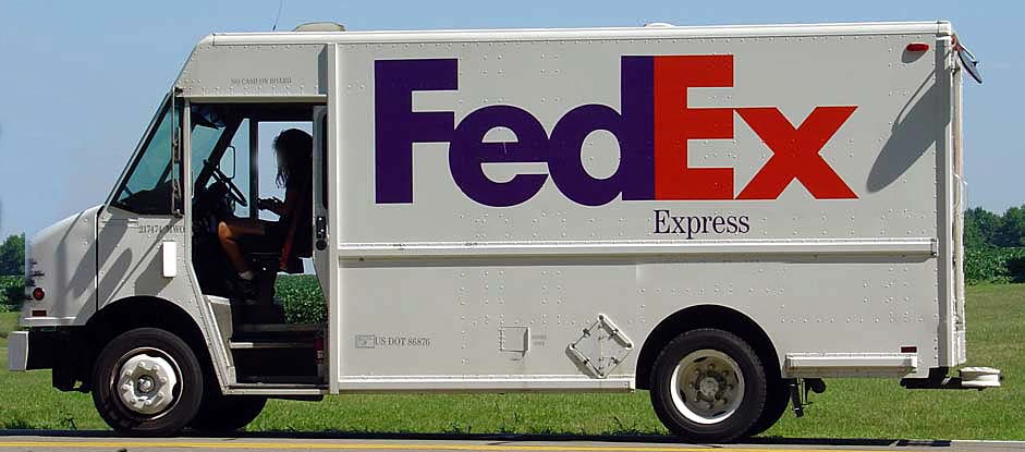 Green Van FedEx Ground Logo - The secret arrow that flies the FedEx forward