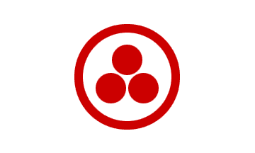Three Red Circle S Logo - International Banner of Peace (Roerich Movement flag)