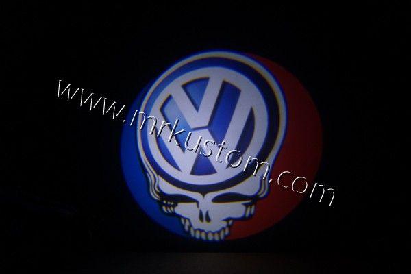 Grateful Dead Logo - Volkswagen Grateful Dead LED Door Projector Courtesy Puddle Logo Light