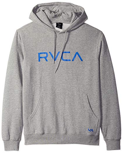 Amazon.com Big Logo - Amazon.com: RVCA Men's Big Logo Pullover Hoodie: Clothing