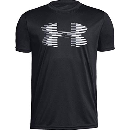 Amazon.com Big Logo - Under Armour Boys' Tech Big Logo Solid T Shirt: Sports