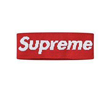 Supreme New York Logo - Amazon.com : SupremeNewYork Supreme New Era Big Logo Headband FW18 ...