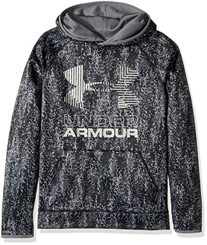 Amazon.com Big Logo - Under Armour Boys' Armour Fleece Printed Big Logo Hoodie