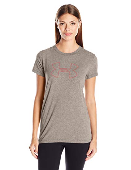 Amazon.com Big Logo - Amazon.com: Under Armour Women's Big Logo Short Sleeve T-Shirt ...