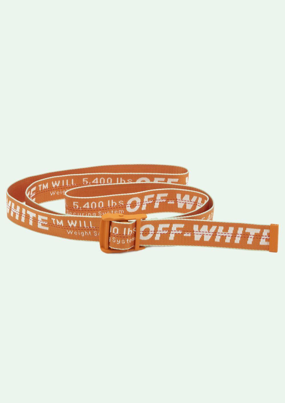 White On Orange Logo - OFF WHITE - Belts - OffWhite