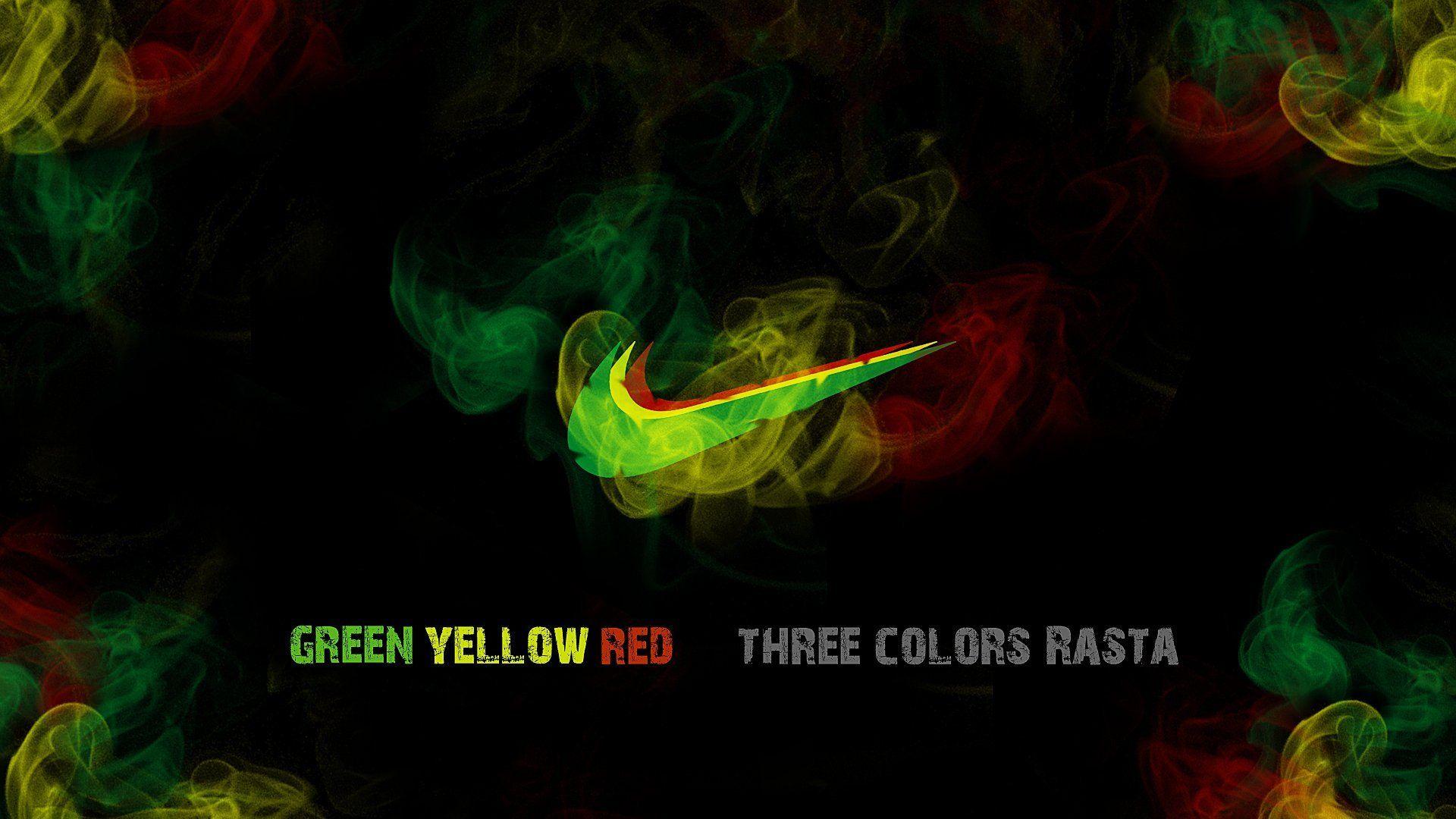 Smoke Nike Logo - nike rasta ganga smoke hemp sports red thread wallpaper yav HD wallpaper