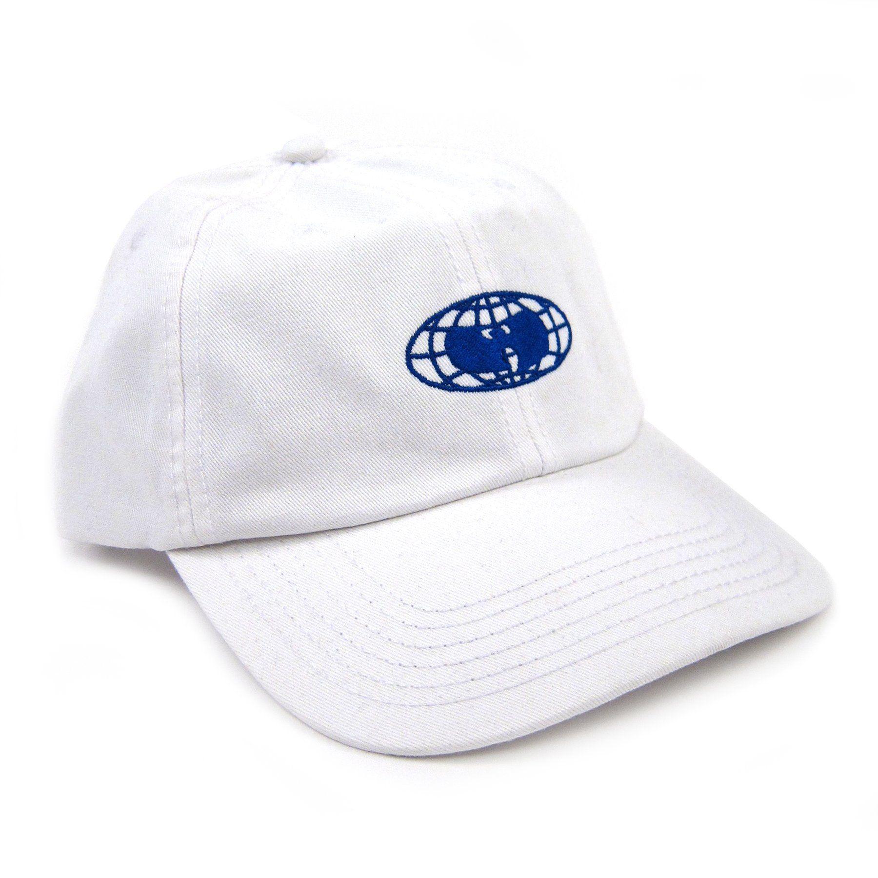 Grey Globe Logo - Wu Wear: Globe Logo Dad Hat - White – TurntableLab.com