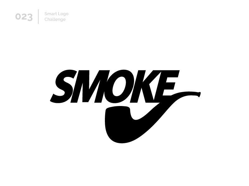 Smoke Nike Logo - 23/100 Daily Smart Logo Challenge by Insigniada - Branding Agency ...