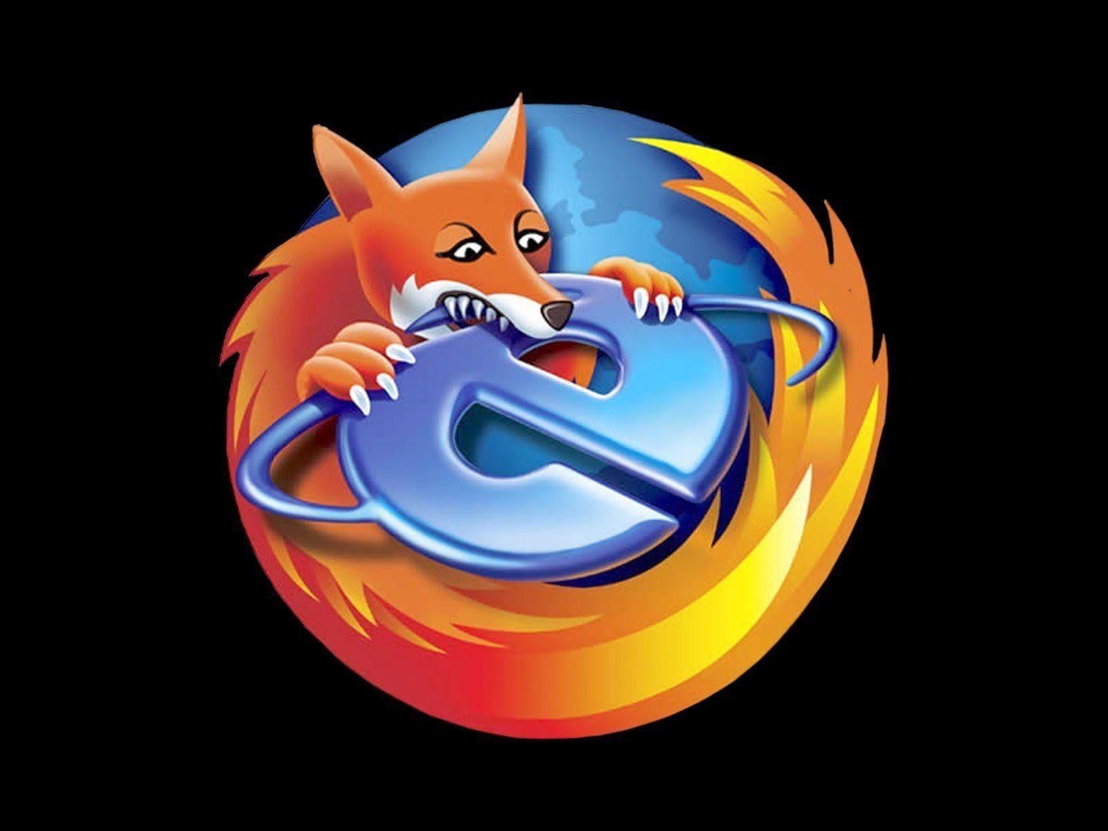 Fox Internet Logo - FIREFOX computer fire fox logo poster wallpaper | 1600x1200 | 676302 ...