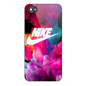 Smoke Nike Logo - Nike Colorful Smoke Logo Custom Case For iPhone 5s SE 6s 7 8 X XR XS