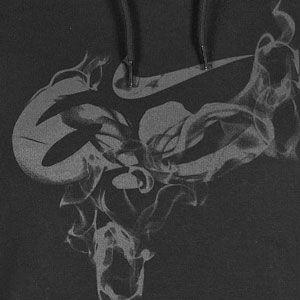 Smoke Nike Logo - Nike Up In Smoke 6.0 Hoodie Black Anthracite