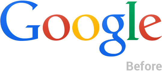 Small Google Logo - Google Makes Small Change To Logo, Couple Pixels