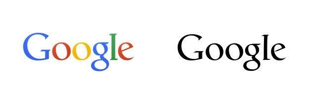 Small Google Logo - The fonts behind famous wordmark logos - 99designs
