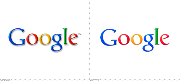 Small Google Logo - Brand New: An Inconvenient Drop Shadow