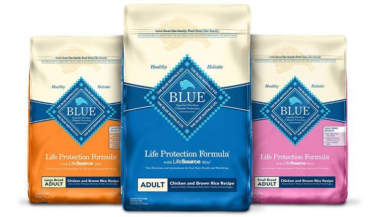 Blue Dog Food Logo - Blue Buffalo Life Protection Formula Adult Lamb & Brown Rice Recipe