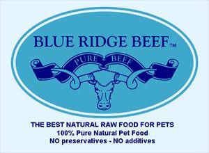 Blue Dog Food Logo - Blue Ridge Beef, Raw Pet Food for Sale | Central Meats Chesapeake VA